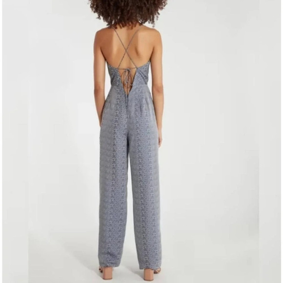 Finders Keepers Catalina Wide Leg Jumpsuit Sleeveless Animal Print Size 10 NEW - Picture 3 of 12